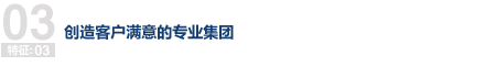 创造客户满意的专业集团