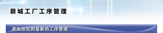 磐城工厂工序管理